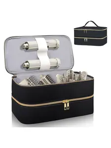 Hair Dryer Storage Bag, Portable Travel Carrying Case, Double Layer Storage Case for Shark Speed Style Hair Dryer Attachments and Hair Diffuser