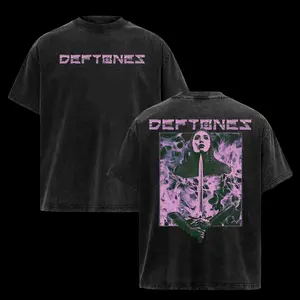 Vintage Deftones tee featuring a bold sword and flame graphic , Deftones Tshirt, Music Graphic Tee, Rock Band Shirt, Retro Music Tee, Rock Music Lover Shirt, Vintage Band Shirts Casual Cotton Fabric Fit Top, Top Men's and Women's Clothing