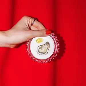 Oyster & Lemon Small Trinket Tray