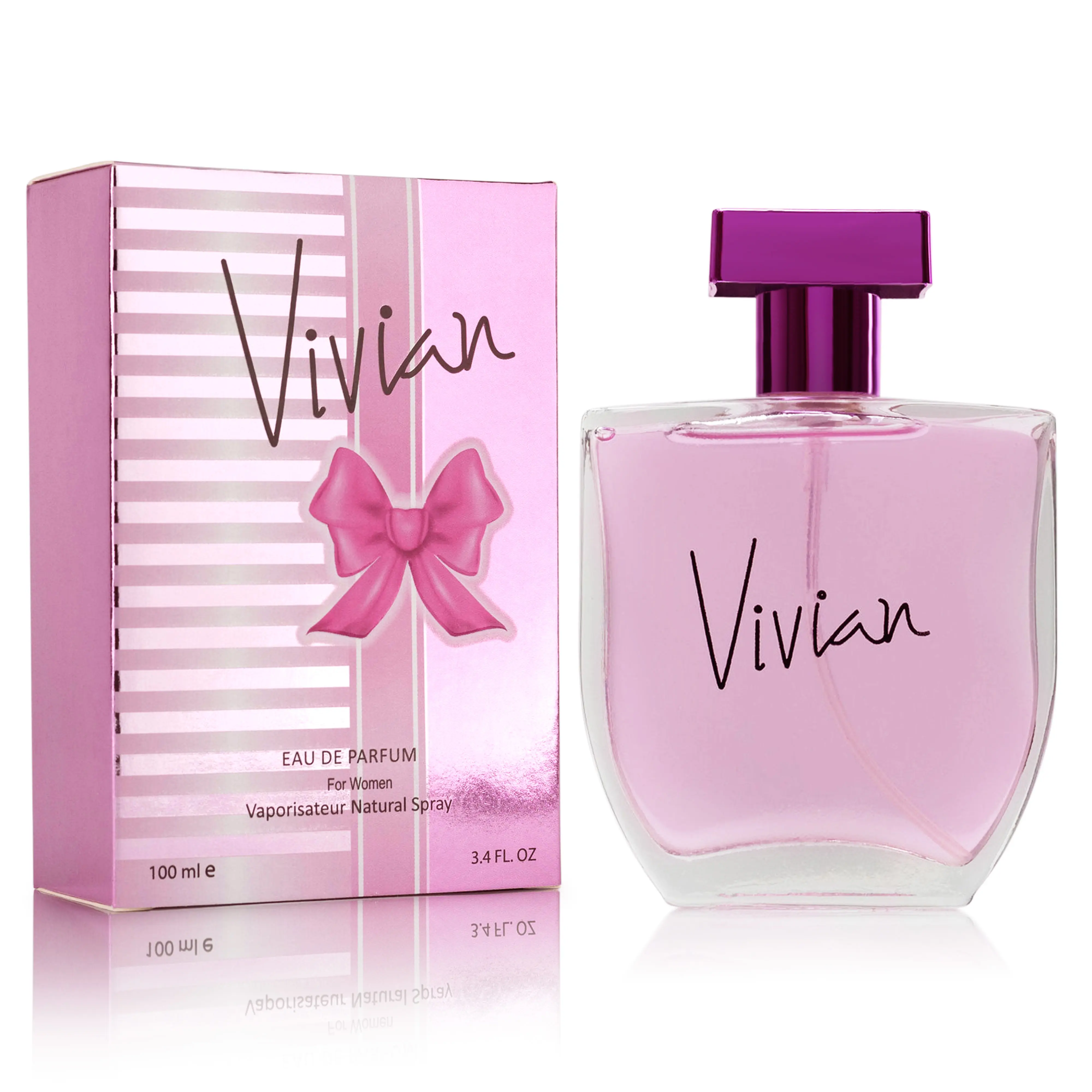 Urban Collection Women's Vivian Eau De Parfum (EDP) 100ml - Fruity Red Berries & Soft Florals Scent, Feminine, Playful Energy, Elegant Packaging, Extended Scent Performance, Regular Edition, Adult Gift, Single Item, Ideal for Daytime Wear & Pulse Points,,