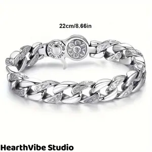 Bracelet – Elegant Men’s & Women’s Jewelry, Polished Chain Design, Everyday Fashion Accessory, Perfect Gift for Family & Friends SpringStatements