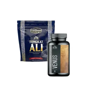 Tongkat Ali Coffee & Venus Pack - Gourmet Coffee & Botanical Capsules by Divine - Includes Tongkat Ali Powder & Venus Supplement