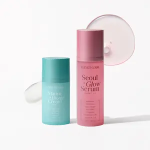 Velvet Code Morning Glow Duo – Seoul Glow Serum & Marine Biome Cream
