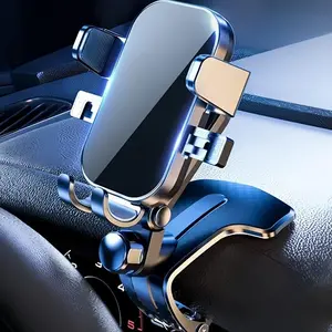 2024 Ultimate Car Phone Stand - Multi Functional Center Console Stand, Universal Anti Shake Navigation Stand, 360 ° Rotation, Suitable for All Phones, Easy to Install, Safe Driving