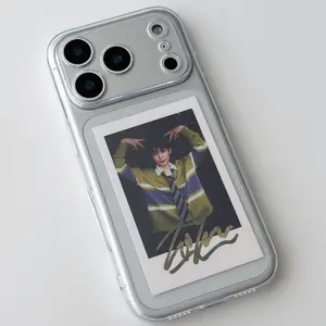 (Case & Nova.) Clear TPU Photo Insert Phone Case, Shockproof Full-Cover Protective Cover with Precise Lens Cutout, Compatible with iPhone 17 Pro Max, 16, 15, 14, 13, 12, 11, XS Max