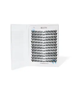 BLUETY Call Me Lashes - Touched Down in LA | 13mm Slanted Accent Lashes, Wispy Lashes, Voluminous Lashes, Invisible Band, Vegan, Cruelty Free, Reusable