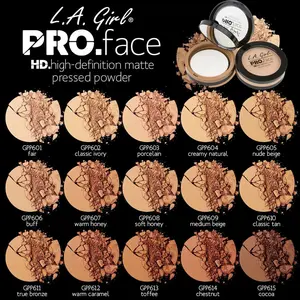 L.A. Gril Pro. Face Matte Pressed Powder 15 Shades