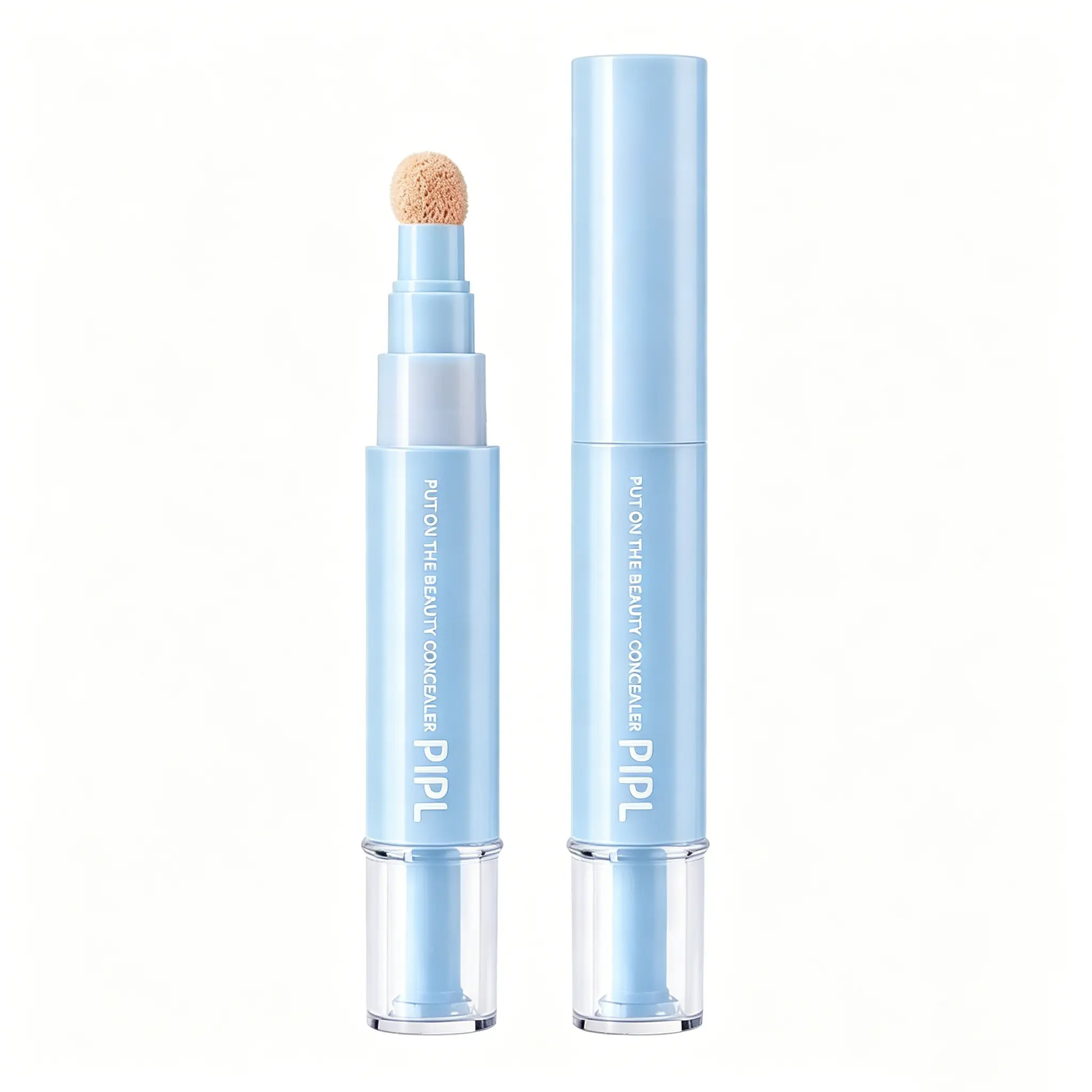 PIPL Concealer - Brightening Hyaluronic Acid Formula, Light Texture, 24H Hydrating Waterproof, Gentle for Sensitive Skin, Covers Dark Spots & Dark Circles, Non-False White Long-Lasting Smooth Makeup Cosmetic