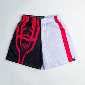 Some Slight Clothing Chad Shorts - Air Ventilation Mesh Premium Version Sublimated Design 100% Polyester Moisture Wicking Technology Unisex Fit Menswear Hem