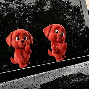 3D Cute Puppy Car Sticker, Creative Funny Back Window Body Decal, Perfect for Car and Motorcycle Decoration, Unique and Fun Design