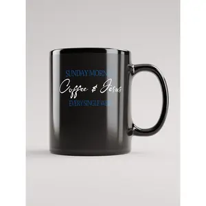 Sunday Morning Coffee & Jesus Christian Coffee Mug