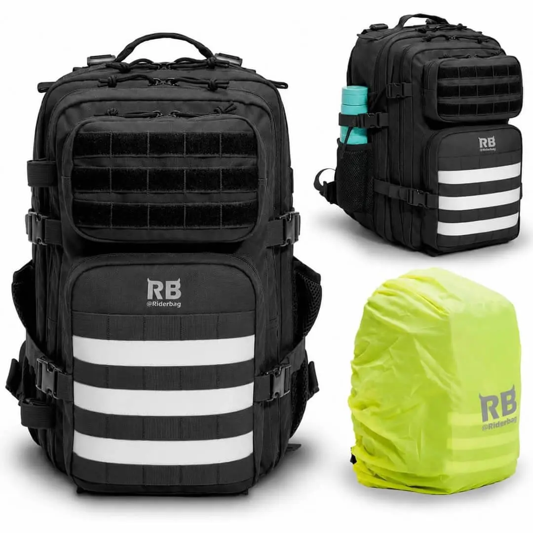 Riderbag Xtreme 30L Tactical Backpack - Black