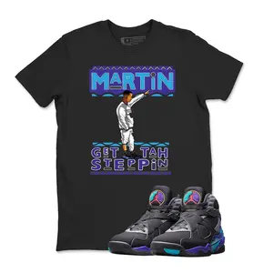 Shirt to match the Jordan 8 Aqua, Sneaker Label Jordan 8 Aqua Sneaker Matching T Shirt, Shirt To Match Jordan Retro Aqua 8s
