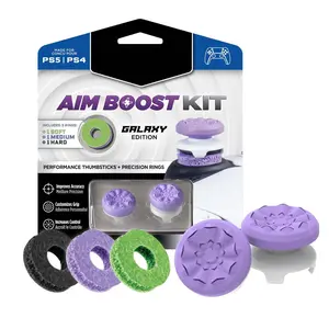 Professional Thumbstick Grips for Playstation 4 (PS4), Playstation 5 (PS5), Xbox Series X/S, Xbox One, Xbox One X/S Controller | 1 High-Rise, 1 Mid-Rise, Performance Grips for Playstation 5 / Xbox Accessories Console controller thumbsticks kontrol  freeks