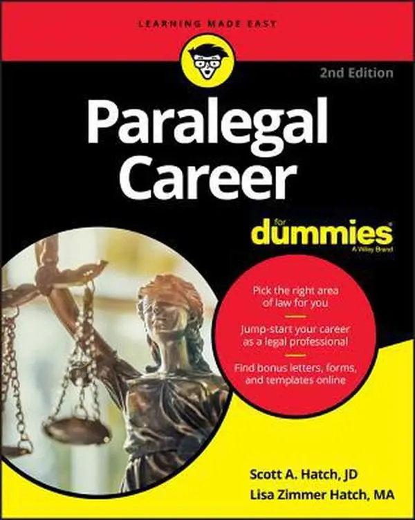 USED Book - Paralegal Career for Dummies by Hatch, Scott A. (Paperback) - english