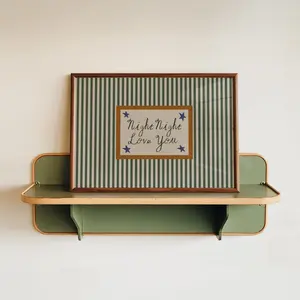 Retro Wall Art, Striped Bedroom Print, Mid Century Modern Wall Art, Vintage Style Bedroom Wall Art