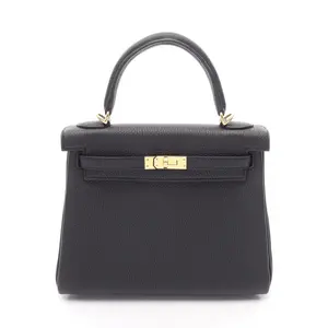 Pre-owned HERMÈS Calfskin Shoulder Bags Hermes Kelly25 Togo