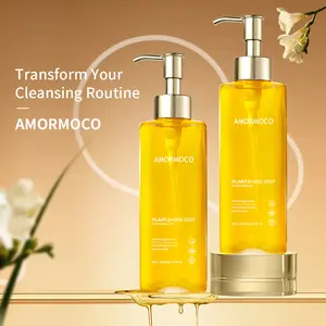 AMORMOCO Plant-Based Deep Cleansing Oil | Makeup Remover for the Face | Featuring a Non-Greasy and Hydrating Formula with Olive and Camellia Oils | Gently Removes Stubborn Makeup | Suitable for All Skin Types | 200ml