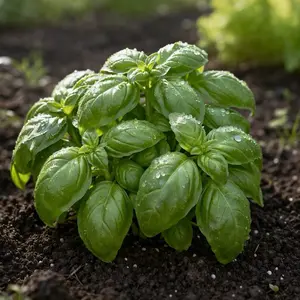 Basil Seeds for Gardening Fresh Green Leaves Ideal for Culinary Use and Homegrown Herbs