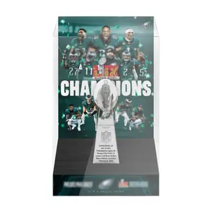 2024-25 American Football Championship Trophy Set, Beautiful Display Box, Perfect Sports Award Replica, Ideal Gift for Sport Lovers