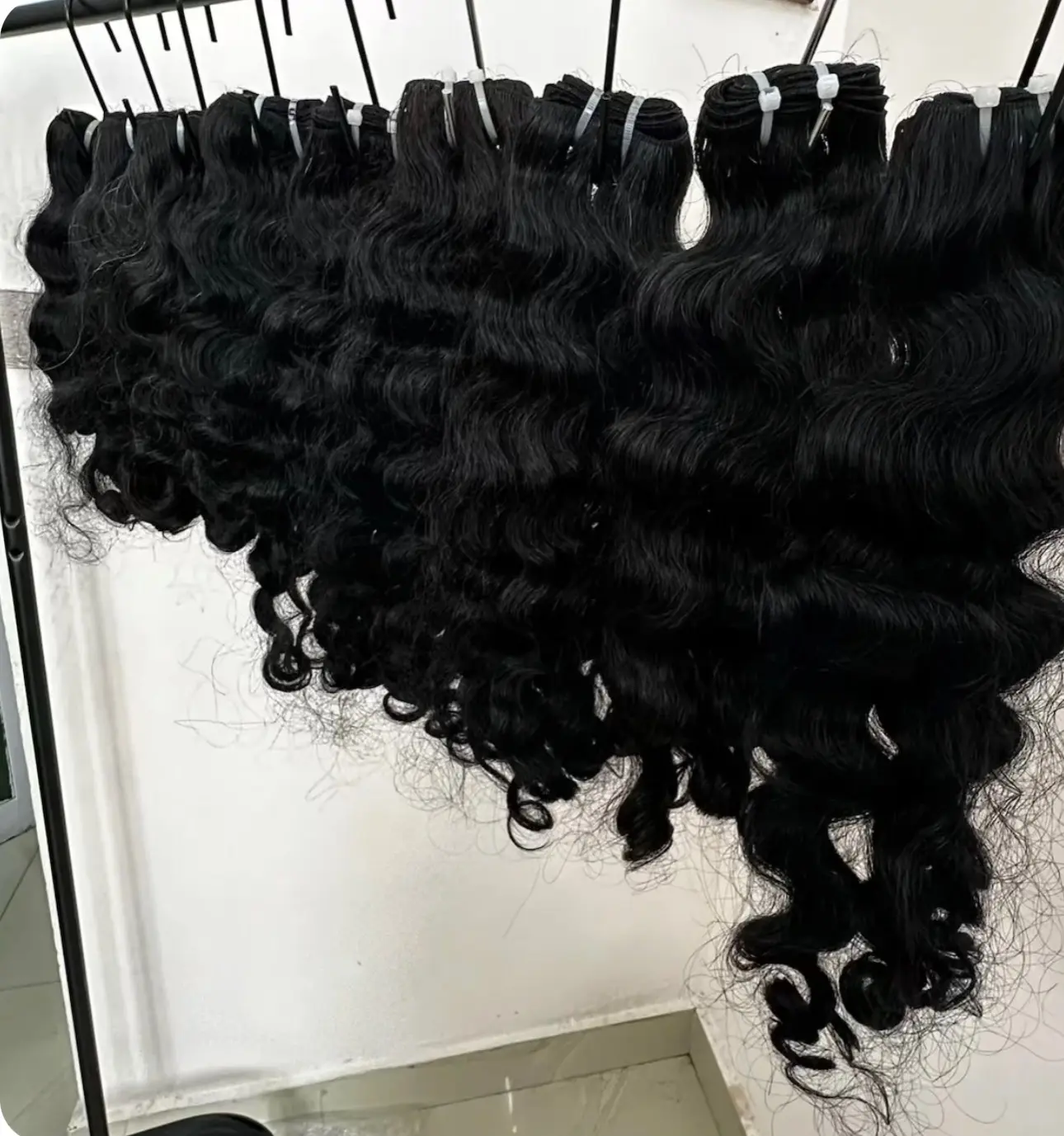 Raw South Indian Curly Hair Bundle Sets