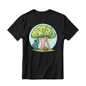 The Cookie Monster Is Harvesting The Cookie Tree Shirt, Cookie Tree Tee, Monster Cookies Unisex T-shirt, Hoodie, Sweatshirt, Cute Funny Design
