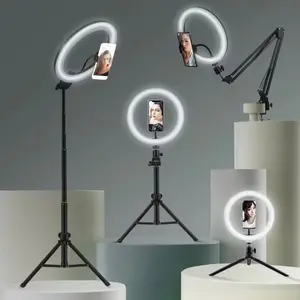 Collapsing Tripod and Ringlight for TikTok, YouTube, Facebook and video recording