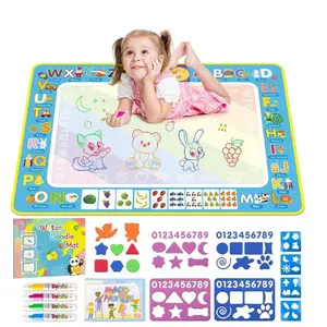 Halloween Gift Water Doodle Mat for Kids – Large Mess-Free Coloring Mat with Magic Pens, Educational Toys for Toddlers Ages 3-8, Reusable Drawing Pad for Boys & Girls, Birthday Gift 2025