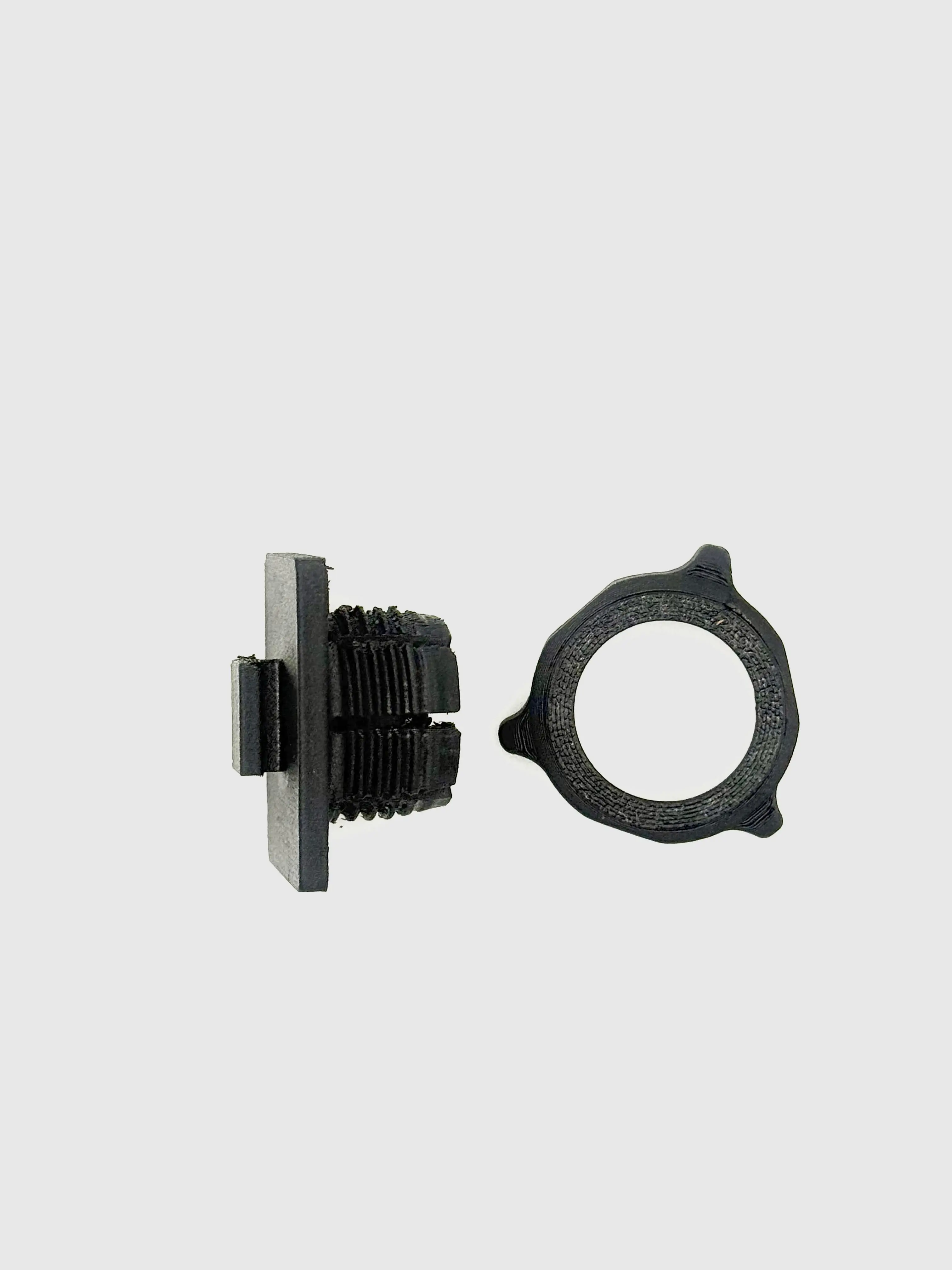 Schuyler Performance H&S Mini Maxx/Bully Dog Single Tab Replacement Tuner Mount with Lock Nut, 17mm Ball, OBD2 Automotive Interior Scan Mounts & Holders, Single T Tab