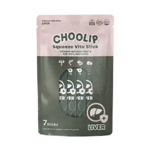 Choolip Squeeze Vita Stick Liver – Energy, Appetite & Digestive Support for Dogs & Cats (Sensitive Stomach, 7 Sticks)