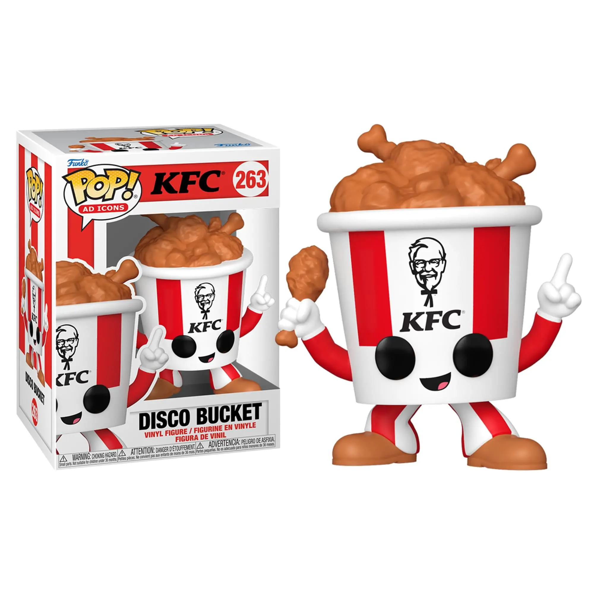 KFC Disco Bucket Ad Icons Funko POP Vinyl Bobblehead Action Figure