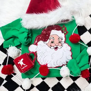 Santa Chenille & Sequins Patch