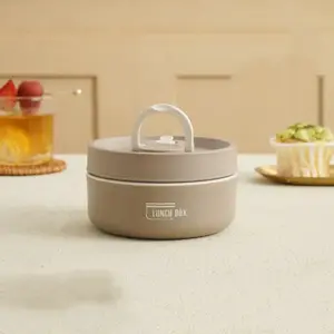 Insulated Lunch Box with Cover — Portable Leakproof Lunch Container Keeps Food Hot or Cold for Work School and Travel