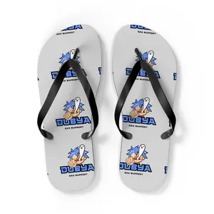 Custom Graphic Flip Flops, Fun Summer Footwear, Beach Sandals, Unique Gift, Trendy Casual Footwear