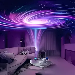 Galaxy Star Aurora Projector Lamp, USB Powered RGB Adjustable Atmosphere Light, Relaxing Office/home Decor, Perfect Gift for Valentine's Day, Christmas, Halloween