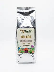 Miraflor Cafe Organico Melado Nicaraguense 454g - 100% Pure Nicaraguan Coffee with Floral Citrus Honey Caramel Chocolate & Spice Notes