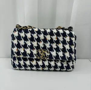 Pre-owned CHANEL FABRIC Shoulder Bags BAG XMAS DEAL