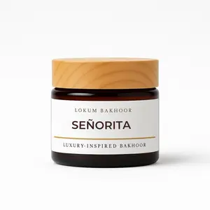 Lokum Bakhoor Señorita - Luxury Inspired Bakhoor with Blood Orange & Grasse Rose Fragrance Notes for Romantic Self Care Moments