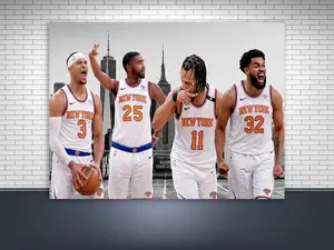 New York Knicks Poster Print Unframed, Fine Art, Man Cave, Office or Dorm Room