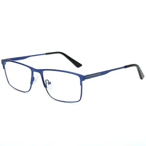 ZENOTTIC Fashion Glasses for Men Women,Sleek Rectangular Alloy Frame with Flexible Spring Hinge, Reduces Eye Strain, Comfort Fit for Daily Office & Screen Use tiktokshopspringglowup