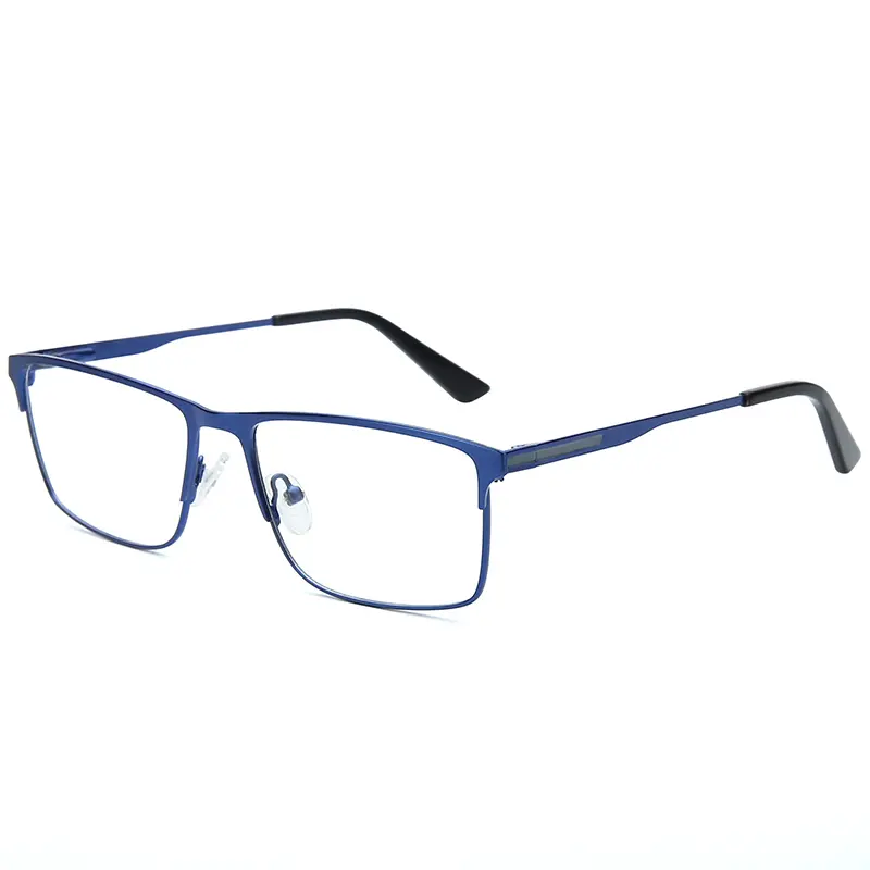 ZENOTTIC Unisex Rectangle Frames Quality Eyeglasses - Durable Metal Frame, Spring Hinge, TAC Anti-Blue Light Lenses, Business Casual Screen Viewing Eyewear, Ideal Gift for Fashion Enthusiasts, Rectangle Frames Eyeglasses