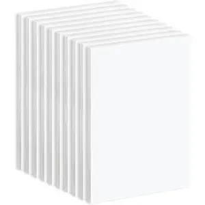 10 Pack White Foam Board 5X7 Inch, 3/16'' Thick, Acid Free Foam Core Poster Board for Mounting, Crafts, Art and Presentation
