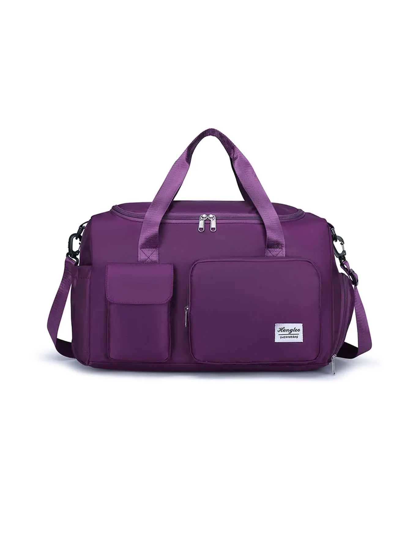 Minimalist New Trendy Multi-pockets Travel Bag, Dry and Wet Separation Swimming Training Sports Gym Bag, Hand-held Zipper Large Capacity Shoulder Trav