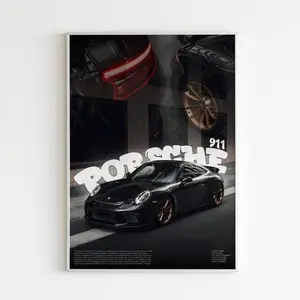 Porsche 911 GT3 Poster  , No frame