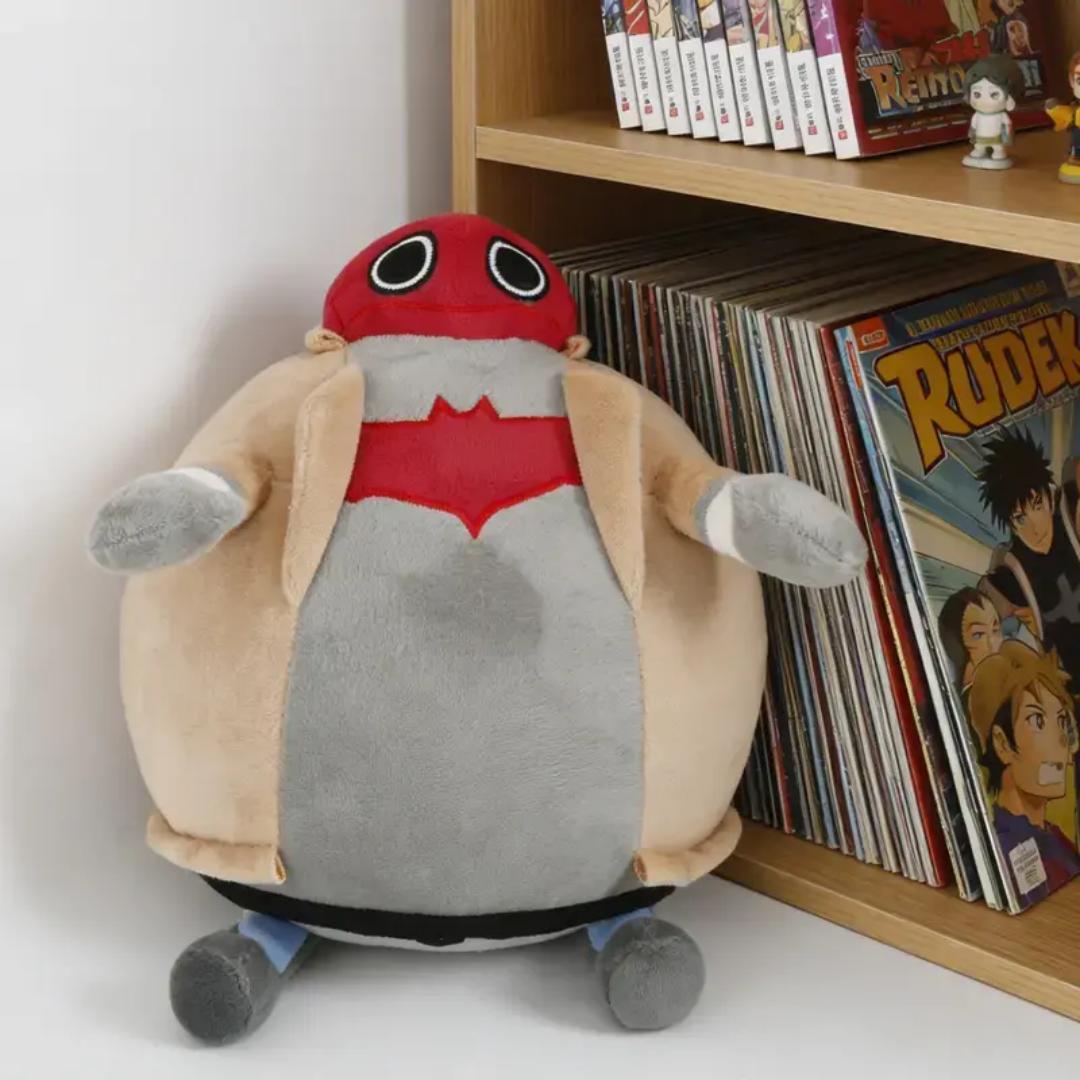 Chubby Fat Jason Todd Plush 20cm, Soft Squishy Hero Stuffed Doll, Adorable Collectible Plushie Toy, Stress Relief Gift for Kids and Adult Fans