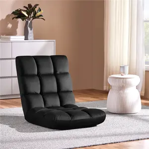 Costoffs 14-Position Folding Gaming Chair - Adjustable Padded Floor Seat for Reading, Chilling - Ideal for Bedrooms, Dorms
