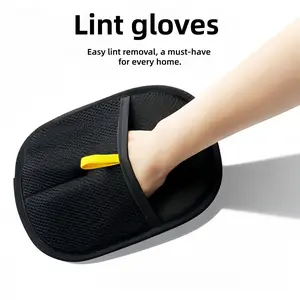 Reusable Pet Hair Removal Brush Set (2 Pieces), Quick and Easy Pet Fur Cleaning Tool, Static Protection Gloves for Various Environments