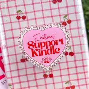 Coquette Kindle Grip Emotional Support kindle/Kobo Grip Magnetic Kindle Holder Kindle Accessories Bookish Merch Gift for Book Lover, Kawaii Phone Grip, Accessory, Holder, Charm, Kindle Stand