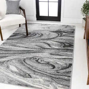 JONATHAN Y Viscon Abstract Marble Contemporary Area Rug; for Living Room, Kitchen, Bedroom, Dining Room, Office