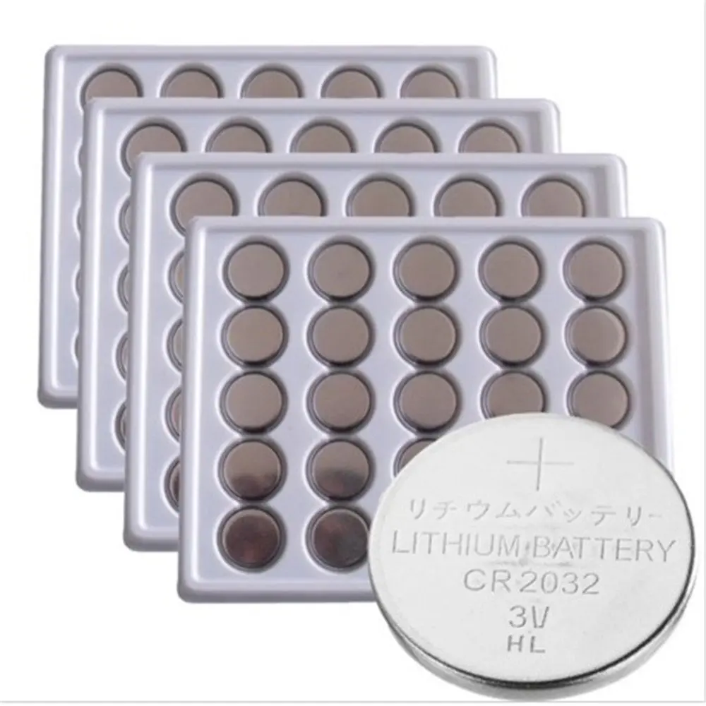 100packs Cr2032 Lithium 3v Cell 230mah Bulk